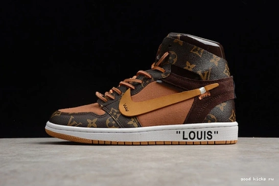 (WITH -LouiV CASE) JORDAN AIR AQ0818-158 AQ0818-158 O-W 1 0402